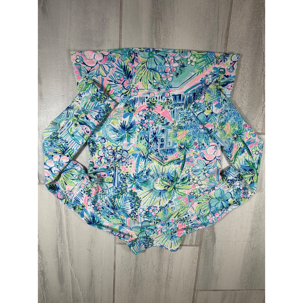 Lilly Pulitzer Skipper 1/4 Zip Popover Lilly's House Size XS - Picture 6 of 7